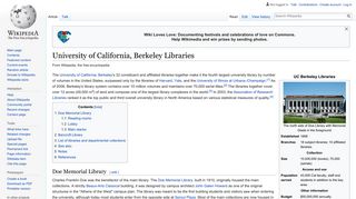 University of California, Berkeley Libraries - Wikipedia