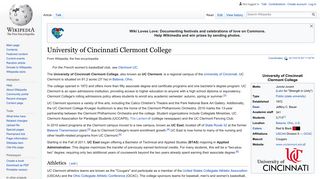 University of Cincinnati Clermont College - Wikipedia