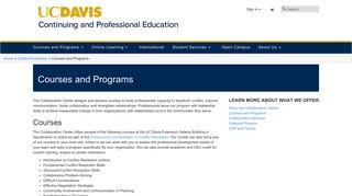 Courses and Programs | UC Davis Continuing ... - UC Davis Extension