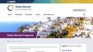 Study Abroad Programs - UC Davis Study Abroad