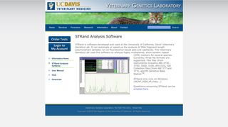 STRand - UC Davis Veterinary Genetics Laboratory