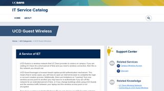 UCD Guest Wireless - IT Service Catalog - UC Davis