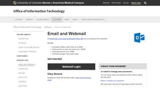 Email and Webmail - CU Denver