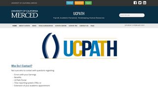 UCPath | Payroll, Academic Personnel, Timekeeping ... - UC Merced