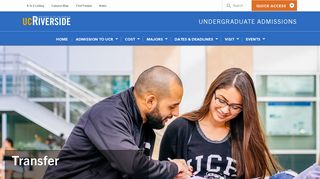 Transfer | Admissions | Apply | UC Riverside - UCR Admissions