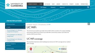 UC WiFi - University of Canberra