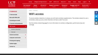WiFi access | University of Canterbury