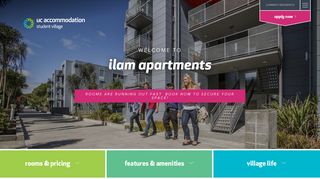 Ilam Apartments - UC Accommodation | Campus Living Villages