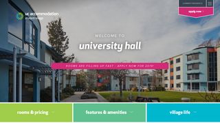 University Hall Canterbury - UC Accommodation | Campus Living ...