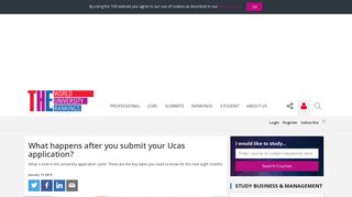What happens after you submit your Ucas application? | Times Higher ...