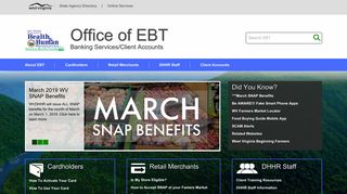 WV Office of EBT Banking Services - WV.gov