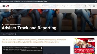 Adviser Track and Reporting | Undergraduate | UCAS