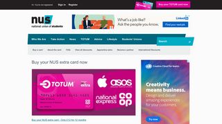 Buy your NUS extra card now