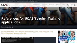 Teacher Training References - What You Need To Know - UCAS