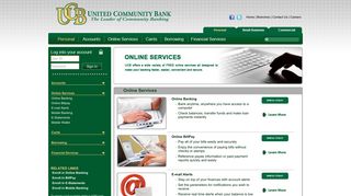 UCB: United Community Bank - Online Services