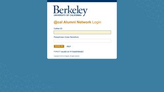 Log in - cal Alumni Network - UC Berkeley
