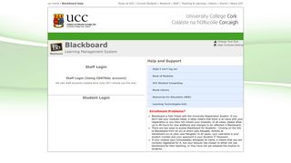 Blackboard Learn - UCC