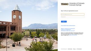 Sign In - CU Portal - University of Colorado