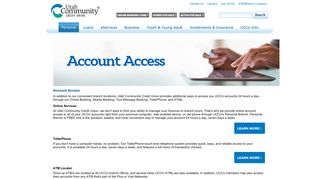 Account Access - Utah Community Credit Union