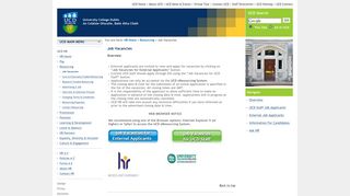 UCD HR Home > Resourcing > Job Vacancies