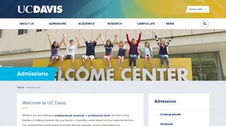 Admissions | UC Davis