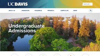 Undergraduate Admissions | UC Davis