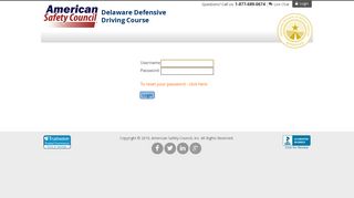 Delaware Online Defensive Driving Course - American Safety Council