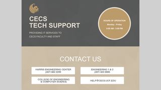 CECS Tech Support - UCF-CECS
