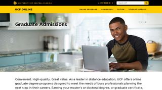UCF Online Graduate Admissions | Masters, Doctorates, Certificates