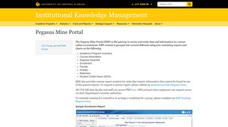 Pegasus Mine Portal - Institutional Knowledge Management