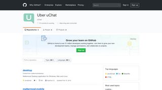 Uber uChat · GitHub