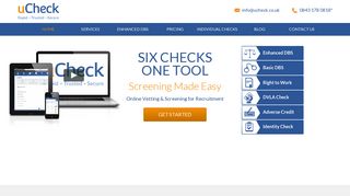 uCheck DBS Checks - Rapid, Trusted, Secure CRB Checks