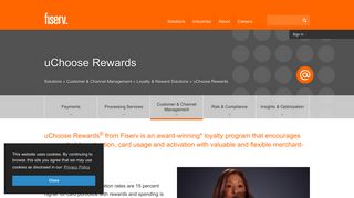 uChoose Rewards Loyalty Program | Fiserv