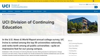 About - UCI Division of Continuing Education