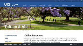 Online Resources - UCI Law