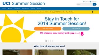 UCI Summer Session