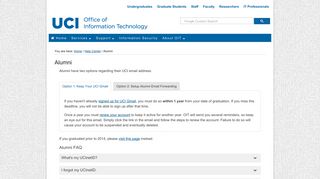 Alumni — Office of Information Technology - UCI OIT