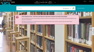 UCL Library Services Explore - Ex Libris