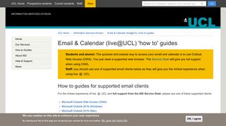 Email & Calendar (<span class=