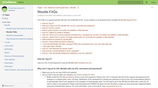 Moodle FAQs - E-Learning Support for Students - UCL Wiki