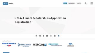UCLA Alumni Scholarships Application Registration |