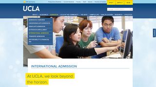 International Admission | UCLA