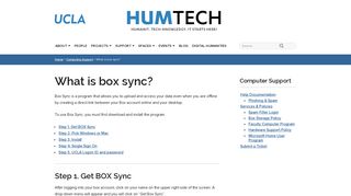 What is box sync? - HumTech - UCLA