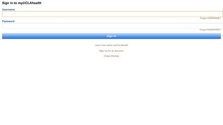 myChart Login - UCLA Health