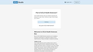 UCLA Health Sciences Box
