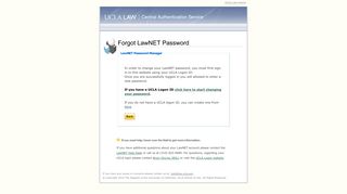 Central Authentication Service | UCLA Law