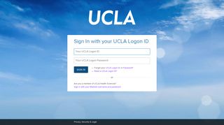 UCLA Logon - UCLA.edu