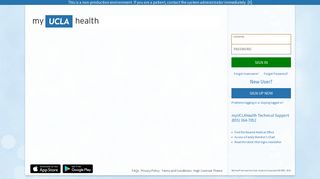 myUCLAhealth - Login Page - UCLA.edu