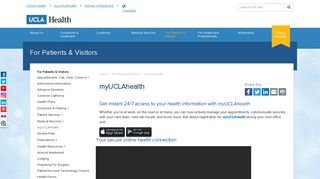 About myUCLAhealth - myUCLAhealth | UCLA Health