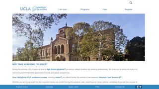 Academic Courses - General Information | UCLA Summer Sessions